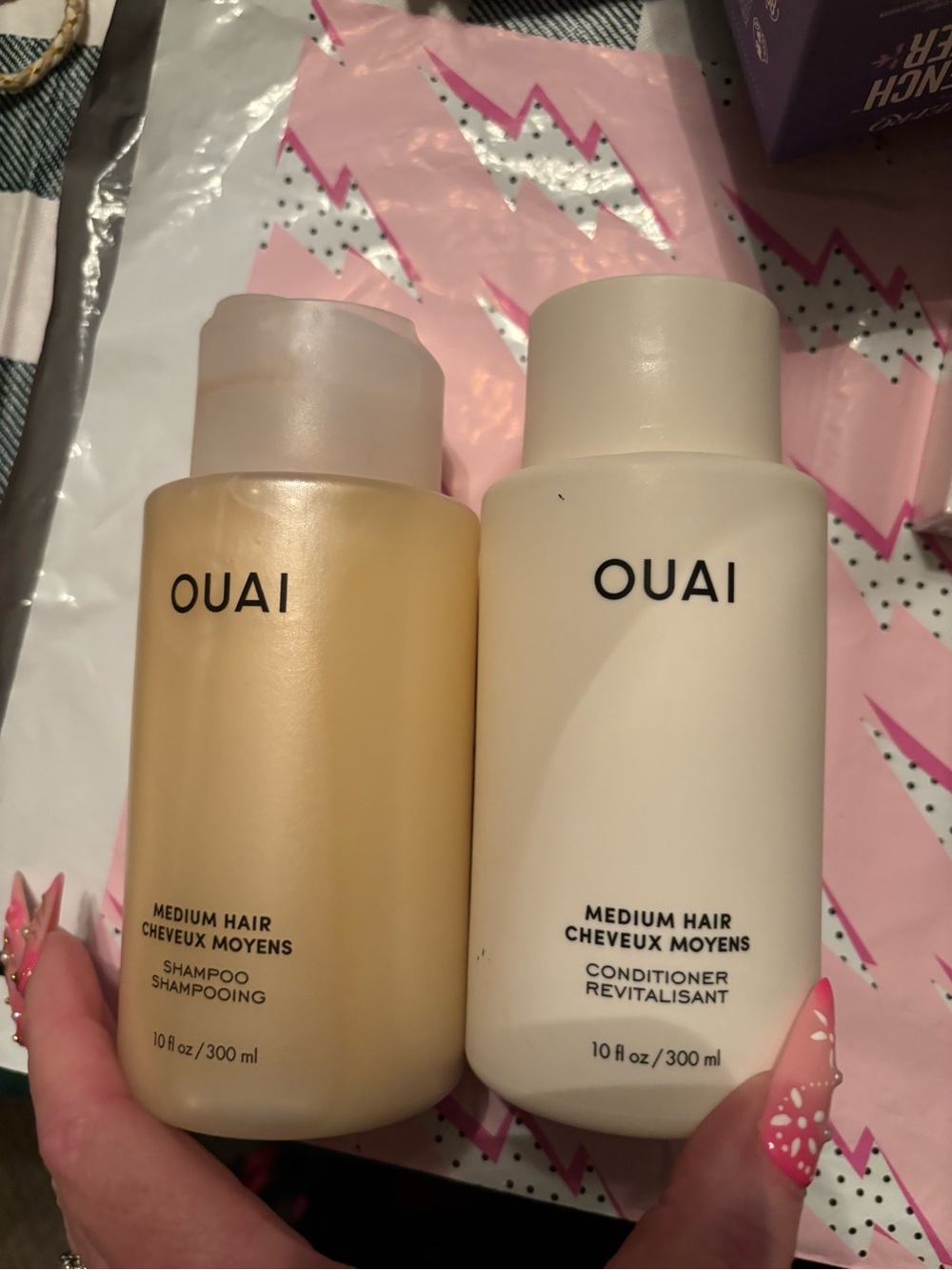 OUAI Medium Hair Shampoo & Conditioner Duo  300 ml each